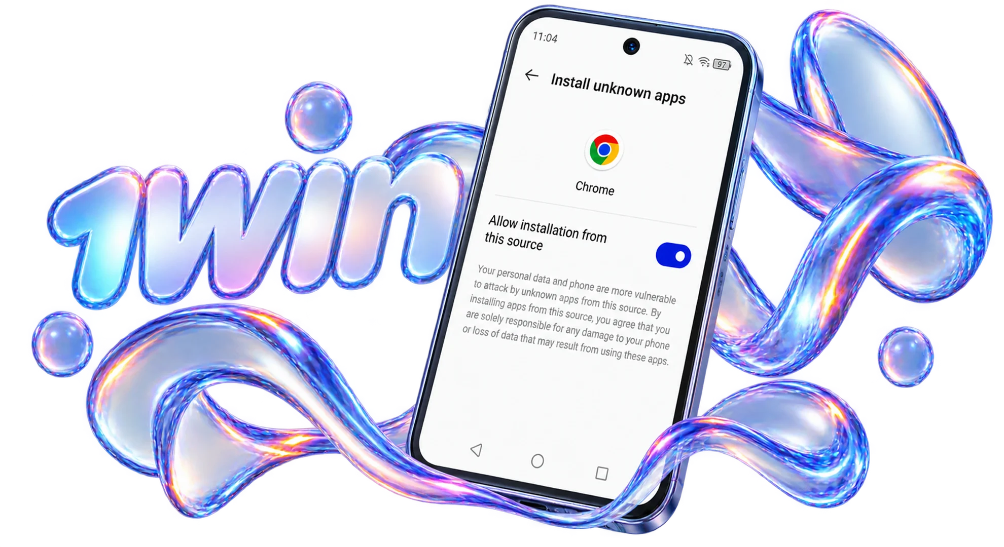 Enable install from unknown sources in Android security settings.