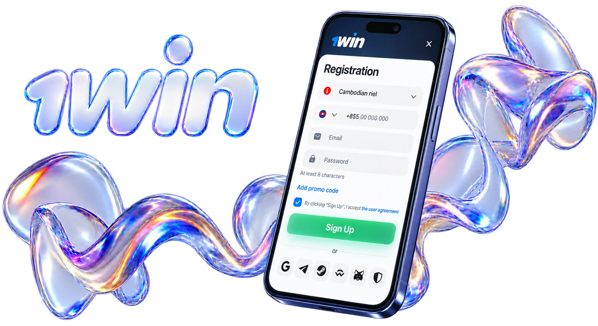 Open official registration form to create account.